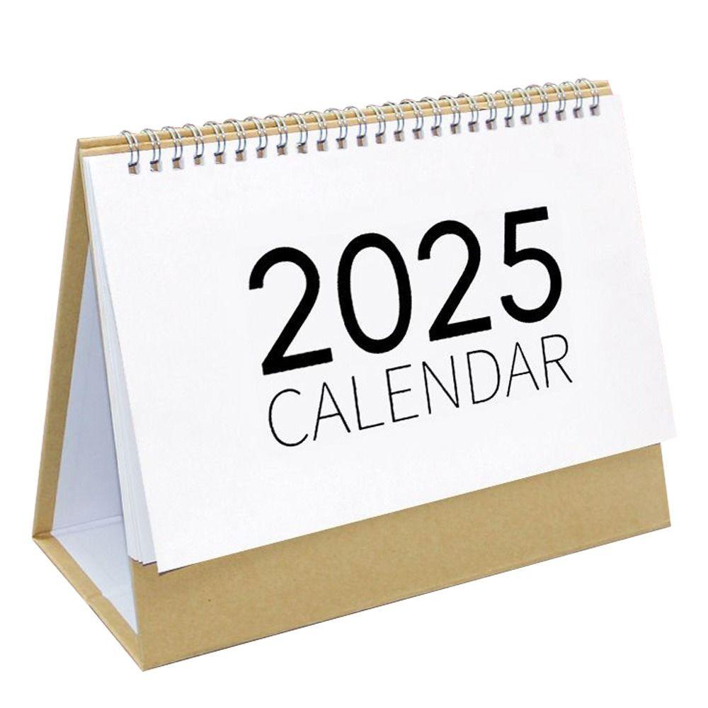 Многофункциональный планировщик, органайзер для календаря на 2025 год, модный настольный бумажный календарь для домашнего офиса
