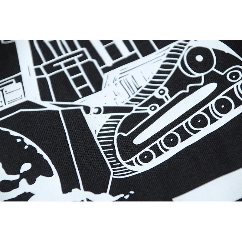 1171 Off-White 2026 Summer New Bulldozer OFF Arrow Printed Short Sleeved T-shirt for Men and Women