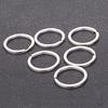 30Pcs Polished Silver Split Ring Keyrings Key Chain Hoop Loop Key Holder Diy