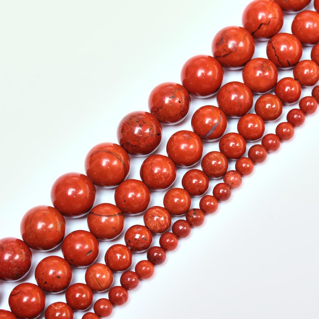 Hanmade 40/30/20/20 шт. ожерелье из красного камня ювелирные изделия аксессуары браслеты свободные бусины 4/6/8/10 мм круглые подвески своими руками натуральный камень