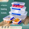 COFLYEE Clear Plastic Food Storage Container Set