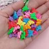 Acrylic Mixed Color Necklace Earrings Accessories Accessories Beaded Butterfly 50/100pcs Loose Bead DIY Handmade Earrings Bracelet Heart-shaped