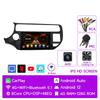 JIUYIN Android 12 для Kia RIO K3 2015 2016 2017 Автомагнитола Мультимедийный плеер 2 DIN Carplay Auto Стерео 4G GPS DVD Головное устройство