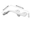 Non-Electric Toilet Bidet Sprayer Dual Nozzle Toilets Cleaning Nozzle  Toilet Seat Attachment