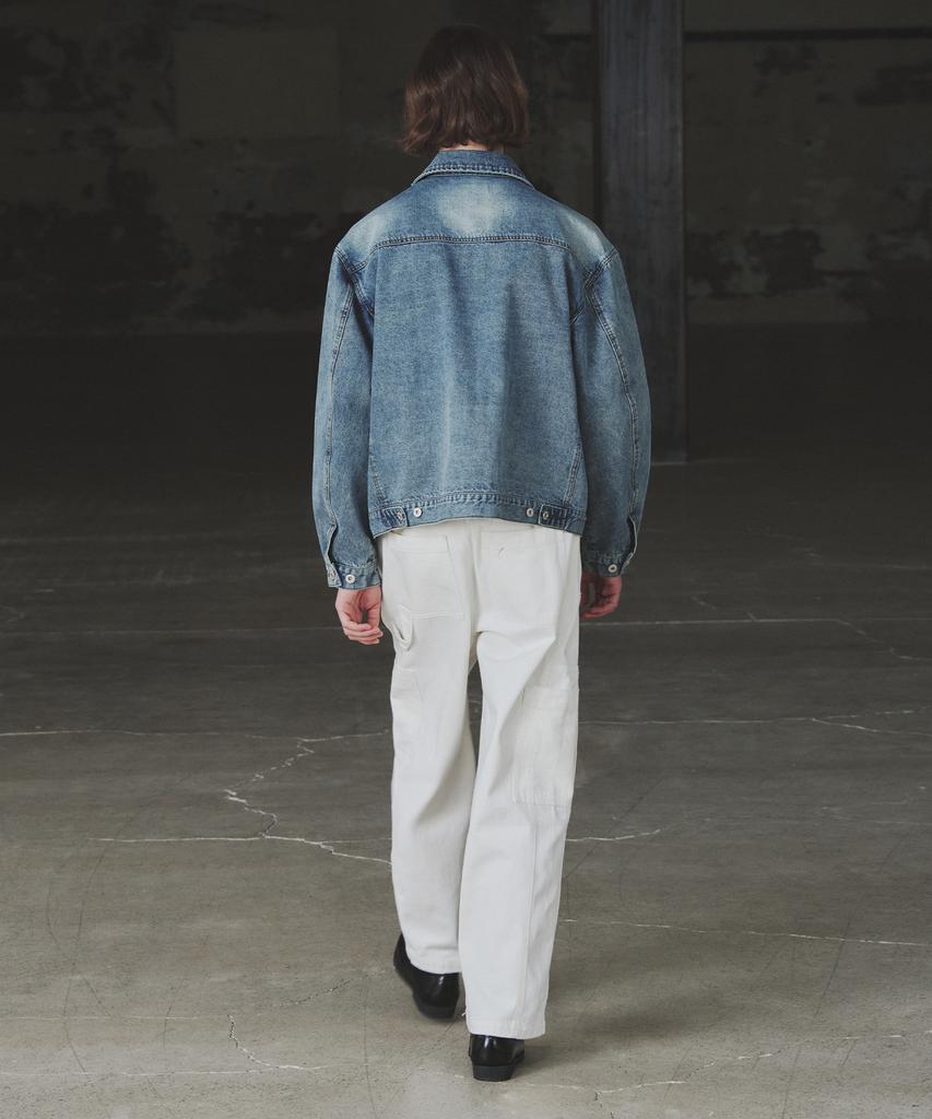 INSILENCE Paneled Work Pants White