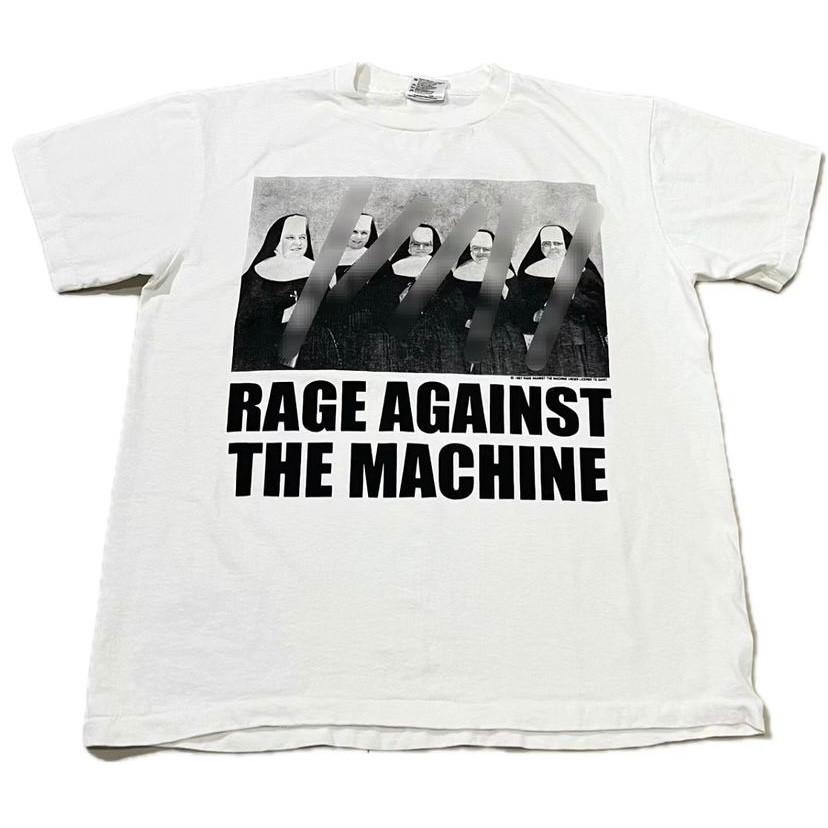 Vintage Rage Against The Machine Nuns With Guns 90s XL Metal Rock Shirt REPRINT