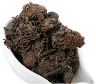 Чай Guangxi Hei Cha Aged Liu Pao Liu Bao Lao Cha Tou Golden Bud Nugget темный 500г