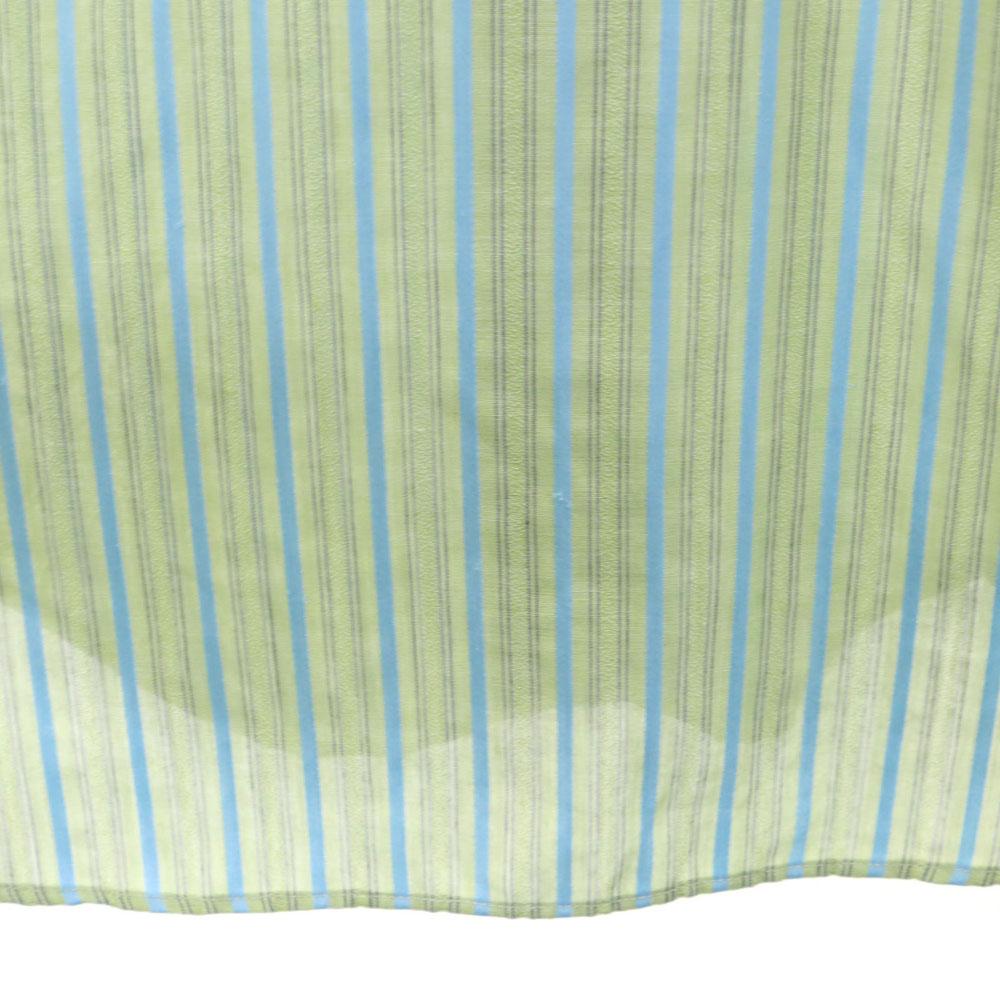 ENOURO BY ENRO винтажная рубашка 70-х годов в полоску с длинным рукавом, зеленая система, мужская, б/у