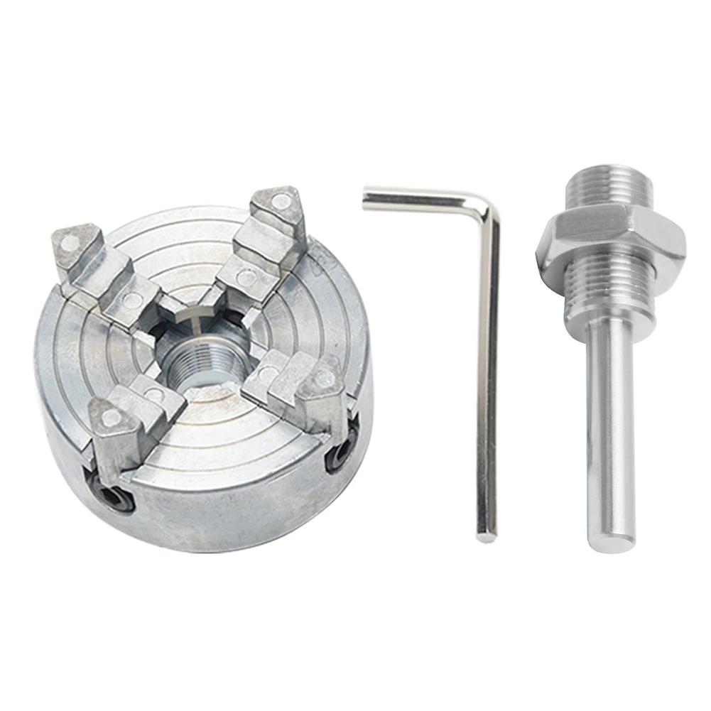 3-кулачковый ручной патрон Независимые принадлежности для токарного станка 3-х кулачковый ручной токарный патрон Высокоуглеродистая сталь Самоцентрирующаяся мини-дрель