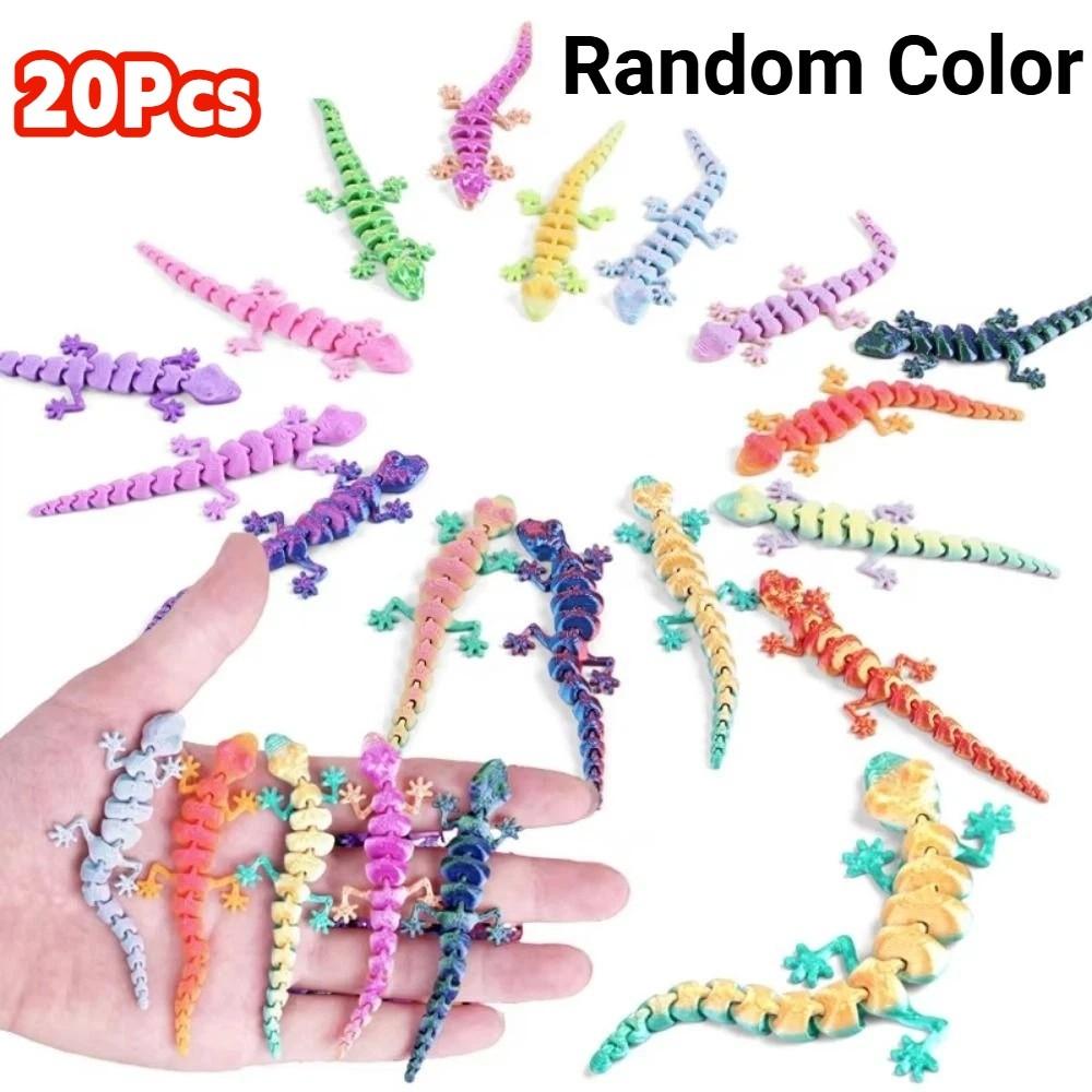 20Pcs Simulation Simulation Lizard Model Lifelike 3D Printed Lizard  Outdoor Decoration
