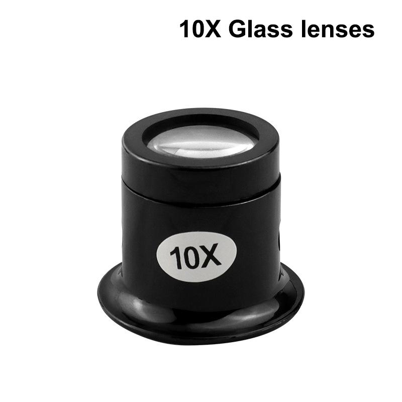 Профессиональная лупа налобная с линзами от 5x до 20x, hands-free для ремонта часов и изготовления ювелирных изделий