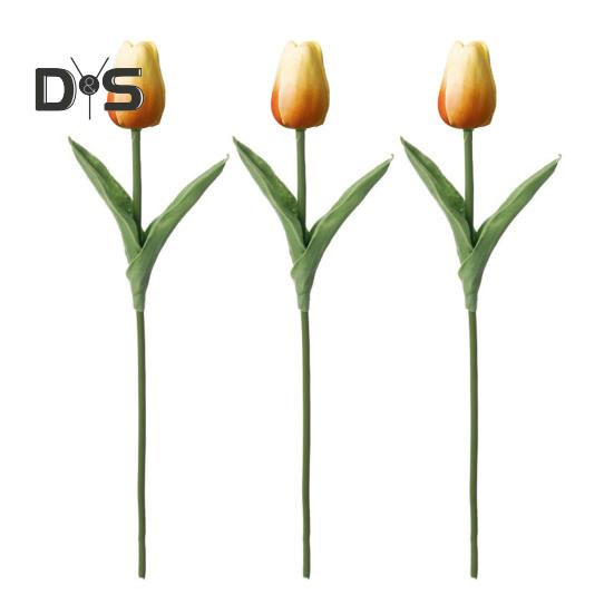 3 шт. искусственных тюльпанов, поддельные тюльпаны с гибкими стеблями, реалистичные искусственные тюльпаны для самостоятельного создания цветочных композиций, украшений для дома, свадьбы, вечеринки