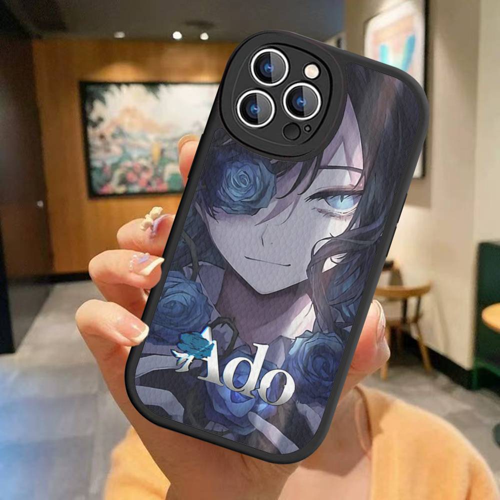 Чехол для телефона Ado Kyogen X Uta Anmie для iPhone 16 15 14 13 12 11 Pro Max Plus Кожаная обложка