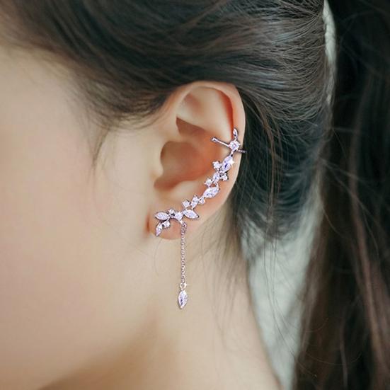 Women Elegant Rhinestone Wedding Earing Gift