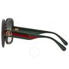 Gucci Grey Gradient Square Ladies Sunglasses Gg0713s 006 55