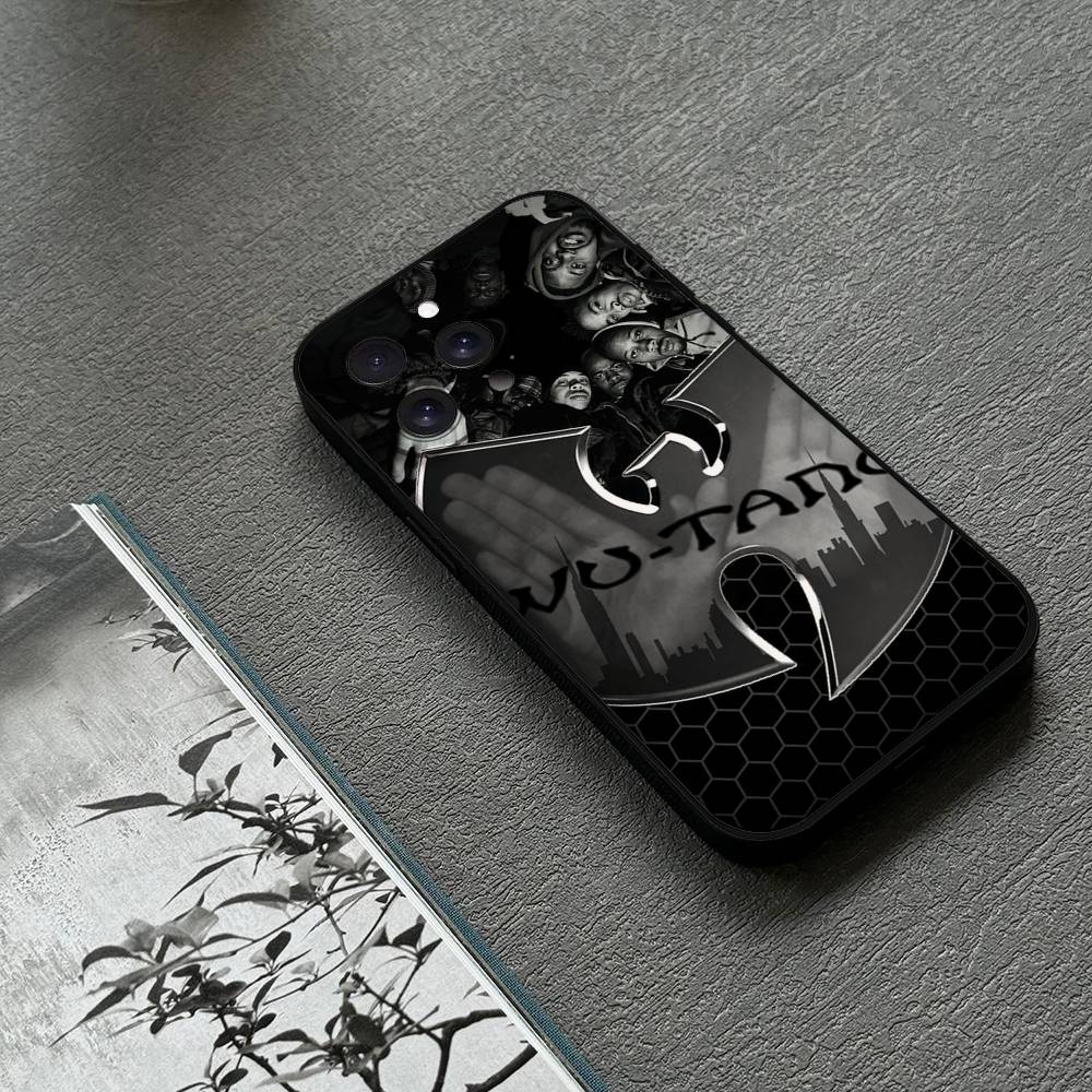 Чехол для телефона WU-T--TANG CLAN для IPhone 1716 15 14 13 Pro Max 11 12 Mini X Xs XR Черный силиконовый чехол