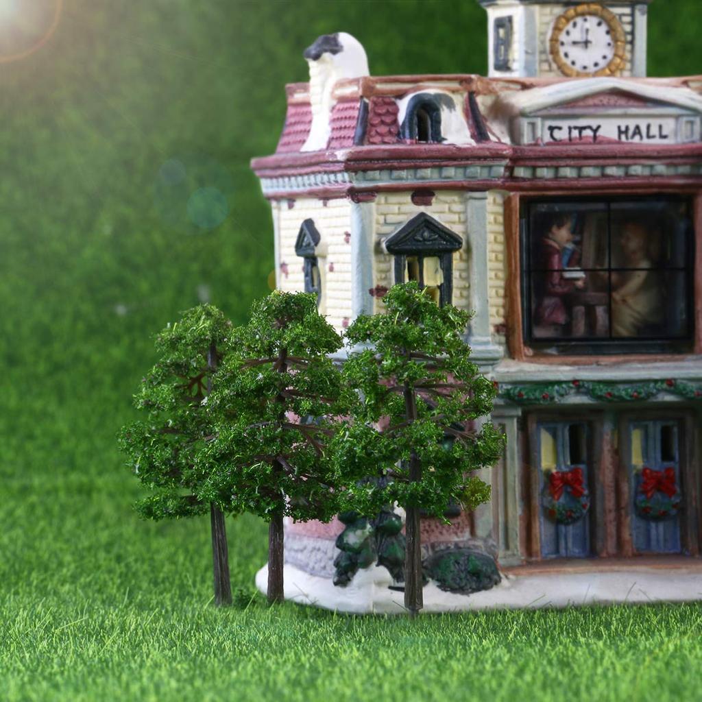 DOITOOL Tree Model Tree Tree Model Railway Miniature Garden Architectural Model Material 1:100 Scenery Collection Landscape Set of 25 Approx. 9cm