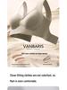 VANBARIS Plus Size Push-Up Bra with Side Support, Fixed Cups & Seamless Back Smoothing for Women