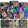 Ретро Тропические Цветочные Цветы Чехол Для iPhone 17 Air 15 16 14 13 12 Pro Max 11 Pro Max Plus Чехол Для Телефона Coque