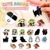 Магнитные закладки с животными, набор из 5 штук для книг и чтения