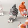 Мини-фигурки кошек Милые статуэтки кошек из смолы Маленькие скульптуры котят для помещений