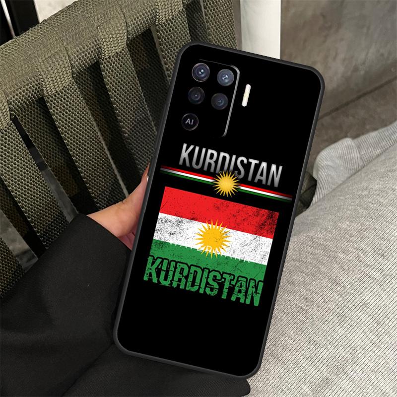 Чехол Флаг Курдистана для Oppo A78 A98 A80 A40 A60 A18 A38 A58 A15 A17 A77 A74 A94 A54 A57S A16 A76 A96