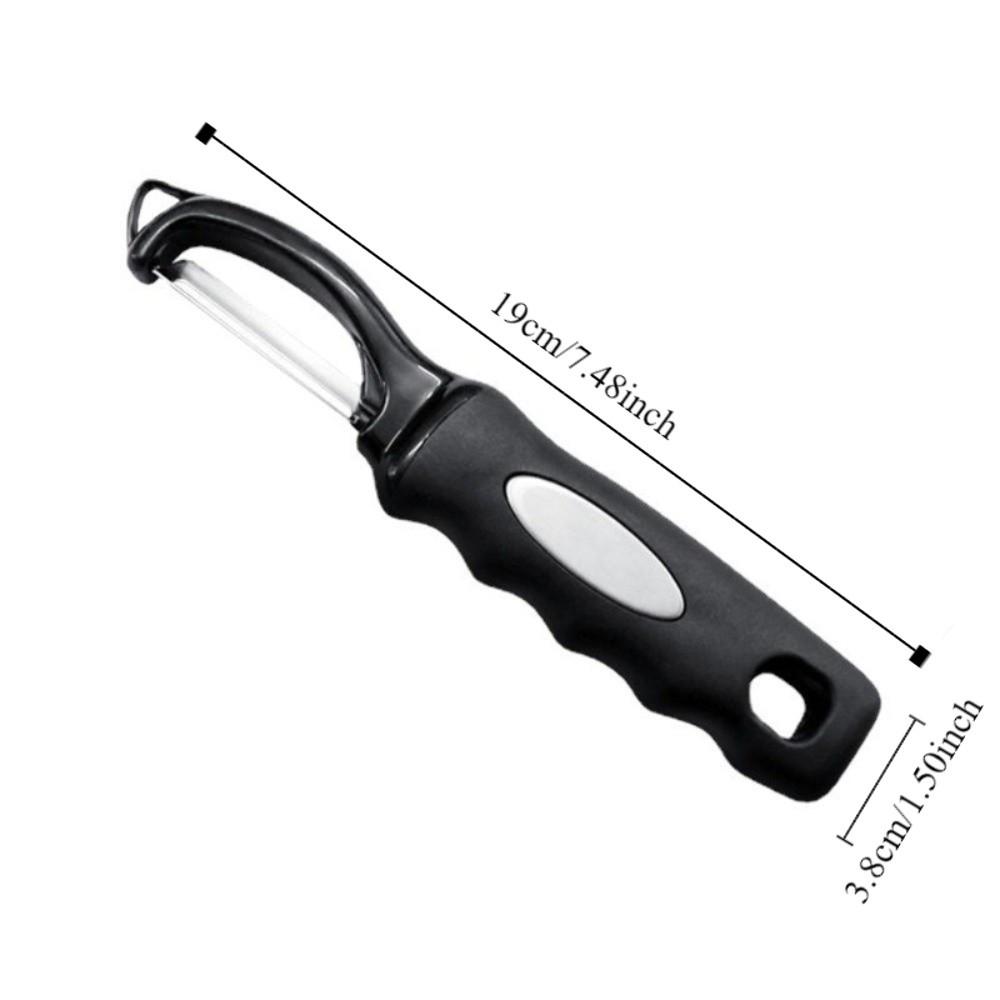 2-in-1 Peeler Soft Grip Handle Stainless Steel Peeler Efficient Fruit Utensils  Food Preparation