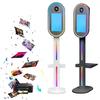 15.6 inch DSLR Touch Screen LED Camera Photo Booth with Ring Light Photo Booth with Flight Case for Christmas birthdays party