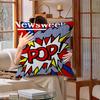 Roy Lichtenstein Pop Art Pillow Covers Cartoon Sofa Decorative Home Doublesided Printing Short Plush Cute Cushion Cover