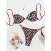 Новый раздельный купальник с леопардовым принтом, на шнуровке, жемчужный, трехточечный, сексуальный купальник