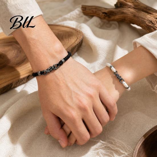 Minimalist Boho Jewelry Gift Braided Bracelet for Men Women, Handmade Adjustable String Durable Rope Bracelet, Romantic Woven Wristband Couples Simple