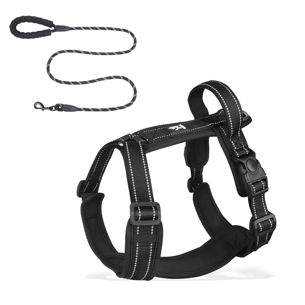 Новый поводок для собак, двухсекционный нагрудный ремень для домашних животных, поводок для прогулок с собаками малого и среднего размера