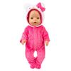 1Pc Cute 43Cm Dolls New Baby Doll Clothes Accessories Reborn Doll Plush Jumpsuit