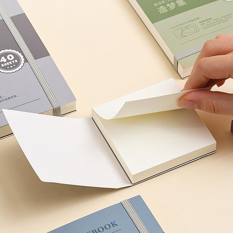 250Gsm Бумага разрываемая тетрадь для рисования Справочник 40 листов Профессиональный толстый картон Акварельный альбом для рисования Граффити Мини-книги