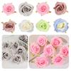 Yousheng 10Pcs Artificial Rose Blooms Realistic Faux Roses Long-lasting Fake Blooms Table Centerpieces for Living Room Decoration Wedding DIY Projects