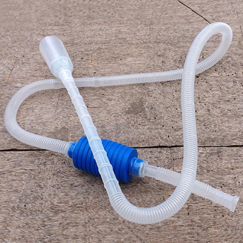 1.6m Pipe Aquarium Siphon Fish Tank Syphon Vacuum Cleaner Pump Semi-automatic Water Change Filter Pump Gravel Cleaner