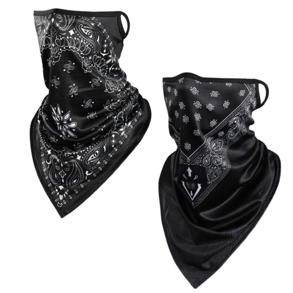 Coco plaza Мотоциклетная маска для лица, Защита лица, Защита шеи, Защита от УФ-лучей, Заушные петли, Набор