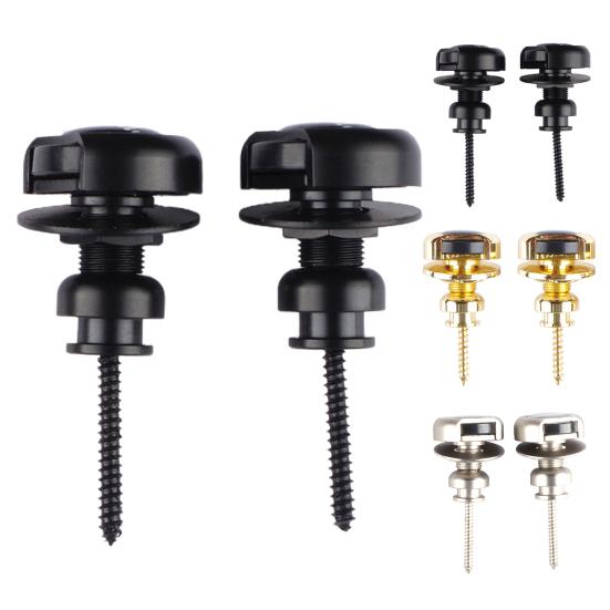 2 шт./компл. Замок для гитарного ремня с быстрой фиксацией, легко устанавливается, компактный металлический замок для гитарного ремня