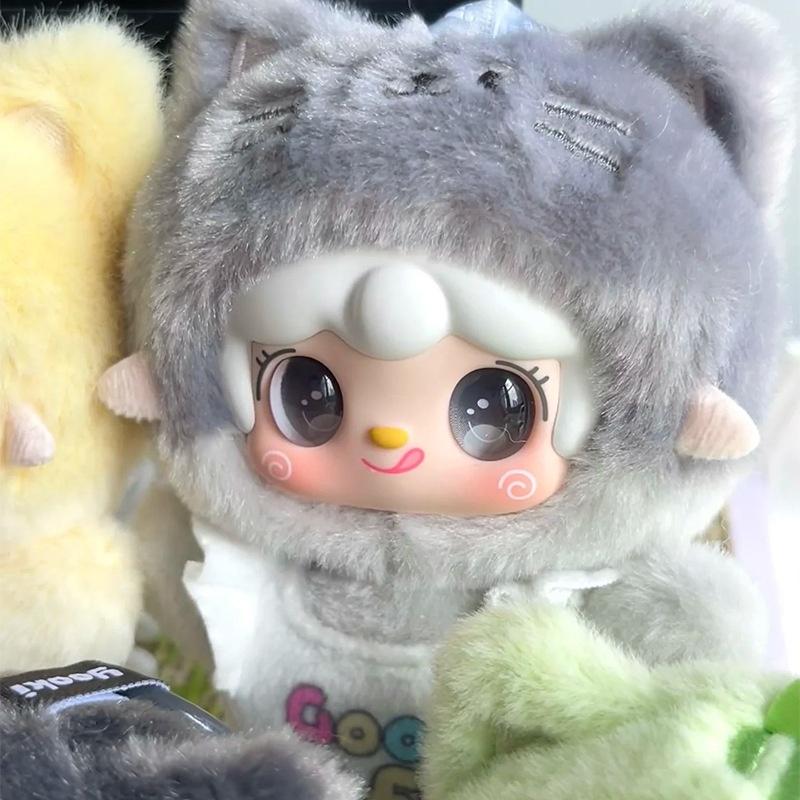 Yooki Котенок Летняя Вечеринка Серия Плюшевая Кукла Слепая Коробка Милая Игрушка Сумка Подвеска Украшение Сюрприз Подарок на День Рождения