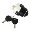 701/80184 701-80184 Ignition Switch with 2 Keys 10 Pins 50988 85804674 Compatible with JCB Excavator Parts and NH Case JCB200 JCB220