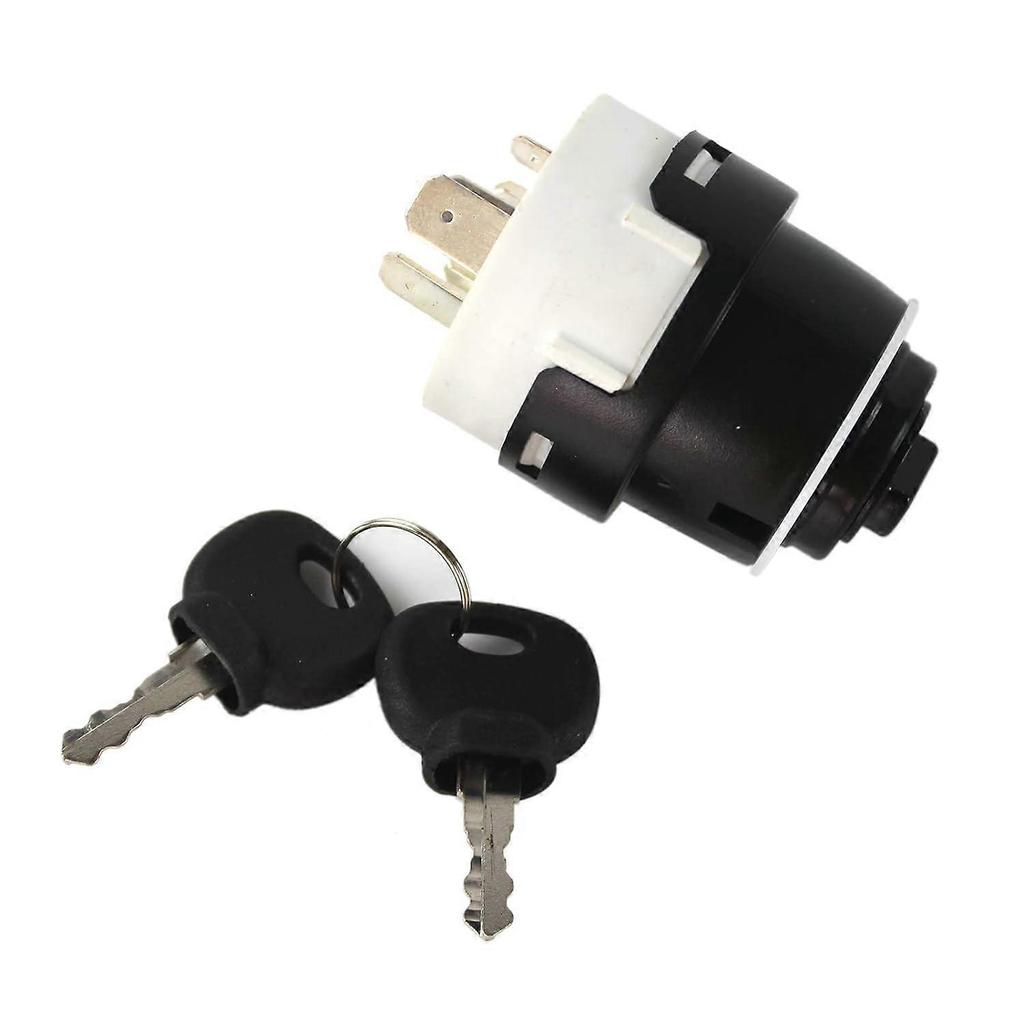 701/80184 701-80184 Ignition Switch with 2 Keys 10 Pins 50988 85804674 Compatible with JCB Excavator Parts and NH Case JCB200 JCB220