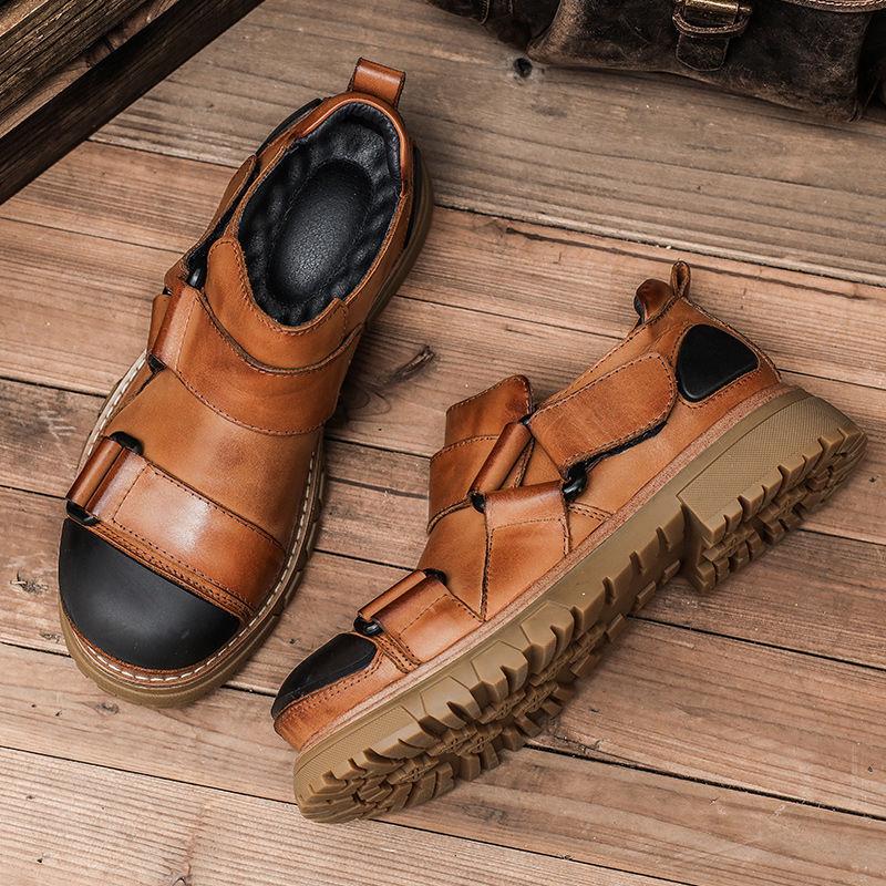 Men's Niche Retro Leather Shoes