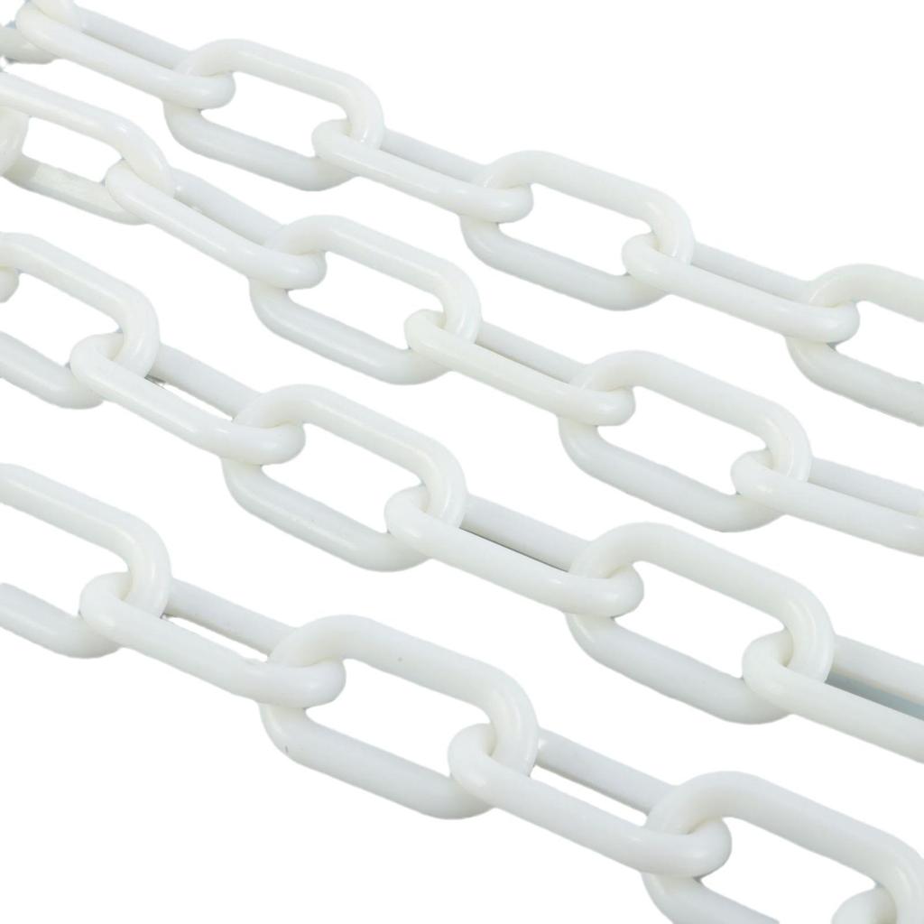 Red and White Plastic Warning Chain - Road Cone, Parking Isolation, Guardrail, Hanging Clothes, Yellow and Black Chain
