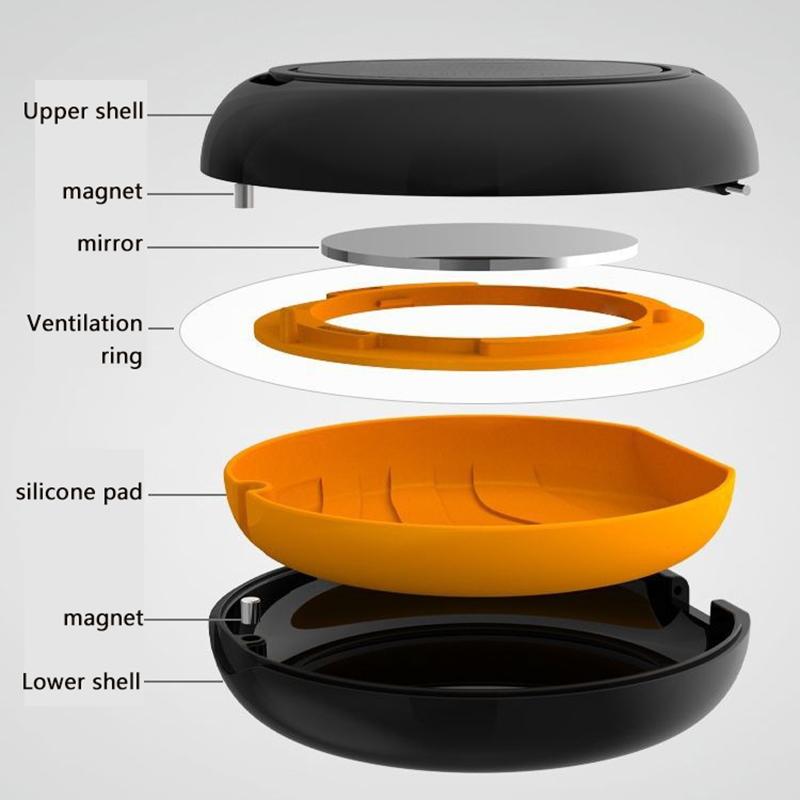 Ортодонтический кейс Стоматологический бокс для ретейнера для невидимых брекетов с зеркалом Защита для рта Хранение зубных протезов Кейс для элайнеров Организация гигиены полости рта