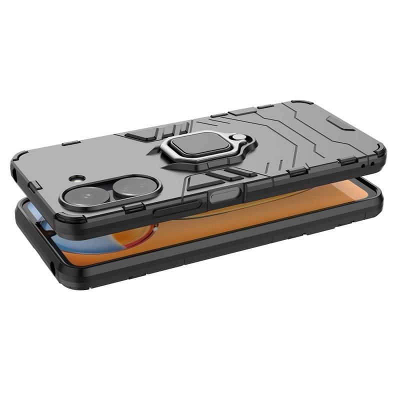 Бронированный магнитный держатель защитный чехол для Xiaomi Poco C65 Redmi 13C 4G чехол Fundas PocoC65 C 65 65C Redmi13C 13 C C13 5G