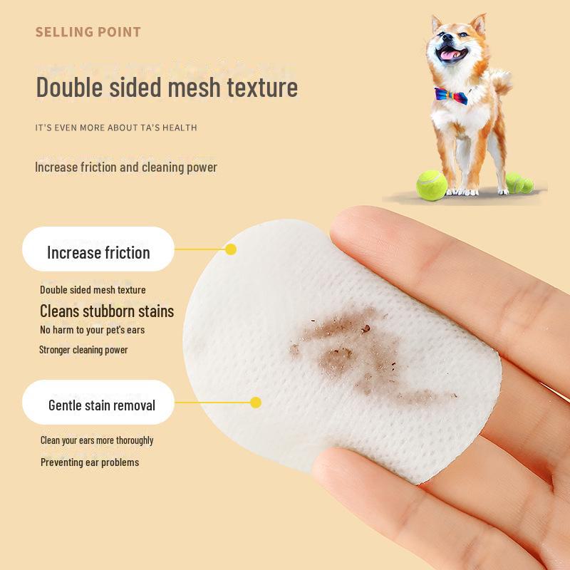 Салфетки для ухода за ушами и глазами домашних животных от пятен от кошачьих слез и для ухода за глазами собак - одноразовые чистящие салфетки