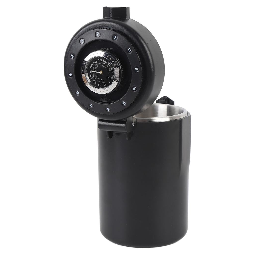 Герметичная банка для кофе 600 мл из нержавеющей стали 304, контейнер для хранения кофейных зерен с системой контроля влажности для чая, хлопьев, сухих продуктов