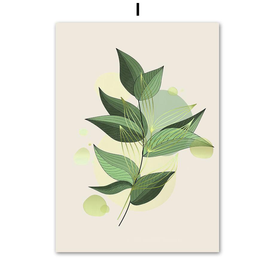 Тропические прибрежные джунгли листья кокосовой пальмы настенная живопись на холсте постеры на скандинавскую тему и принты настенные картины для гостиной