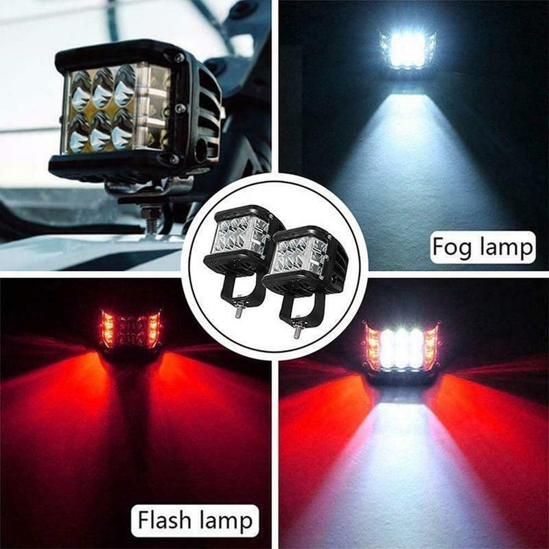 4" Inch 300W LED Work Light Strobe Light Waterproof Car Work Light Headlight Flood Light
