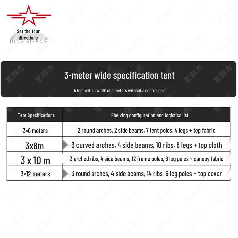Heavy-Duty Outdoor Tarpaulin Tent & Carport